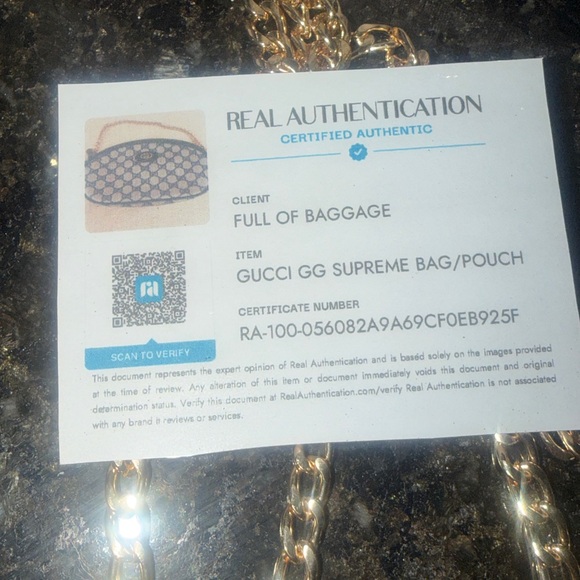 💯Gucci Blue and Beige Crossbody Bag with Gold Accents Rare - Picture 12 of 12